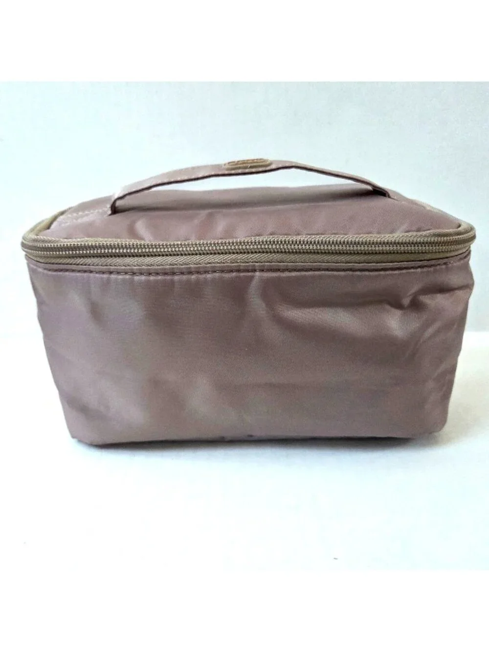 Lug Dolly Short Cosmetics Makeup Toiletry Travel Case Taupe